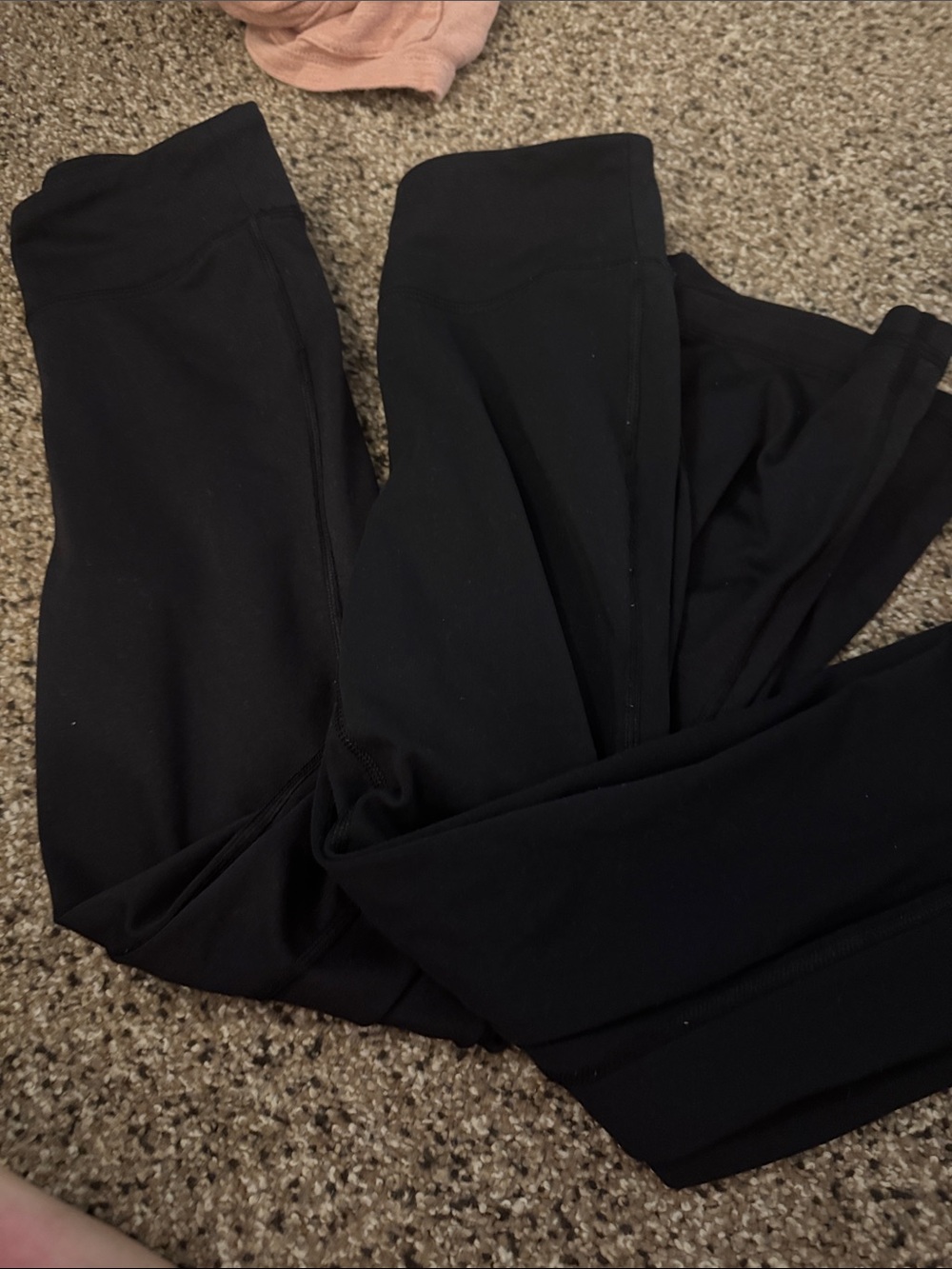 Kids Black Active Leggings - Comfort Stretch